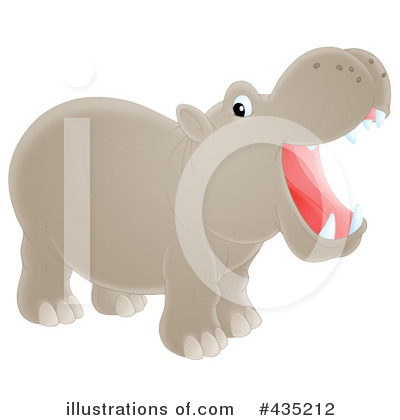 Hippo Clipart #435212 by Alex Bannykh
