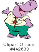 Hippo Clipart #442639 by toonaday