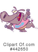 Hippo Clipart #442650 by toonaday