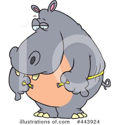 Hippos Clipart #443924 by toonaday