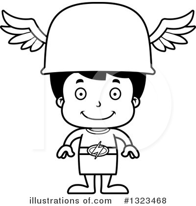 Royalty-Free (RF) Hispanic Boy Clipart Illustration by Cory Thoman - Stock Sample #1323468