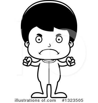 Royalty-Free (RF) Hispanic Boy Clipart Illustration by Cory Thoman - Stock Sample #1323505