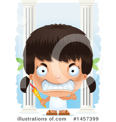 Royalty-Free (RF) Hispanic Girl Clipart Illustration by Cory Thoman - Stock Sample #1457399