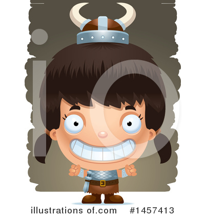 Royalty-Free (RF) Hispanic Girl Clipart Illustration by Cory Thoman - Stock Sample #1457413