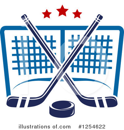 Royalty-Free (RF) Hockey Clipart Illustration by Vector Tradition SM - Stock Sample #1254622
