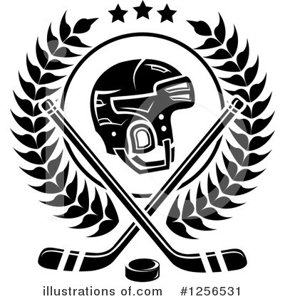 Royalty-Free (RF) Hockey Clipart Illustration by Vector Tradition SM - Stock Sample #1256531