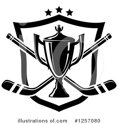 Royalty-Free (RF) Hockey Clipart Illustration by Vector Tradition SM - Stock Sample #1257080