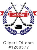 Hockey Clipart #1268577 by Vector Tradition SM