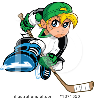 Ice Hockey Clipart #1371650 by Clip Art Mascots