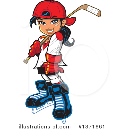 Girl Clipart #1371661 by Clip Art Mascots