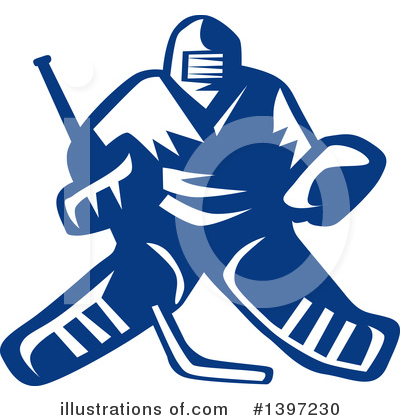 Ice Hockey Clipart #1397230 by patrimonio