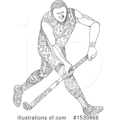 Royalty-Free (RF) Hockey Clipart Illustration by patrimonio - Stock Sample #1530866