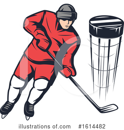 Hockey Clipart #1614482 by Vector Tradition SM