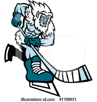 Abominable Snowman Clipart #1700951 by patrimonio
