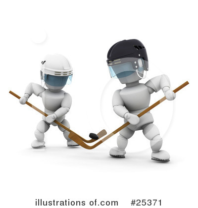Royalty-Free (RF) Hockey Clipart Illustration by KJ Pargeter - Stock Sample #25371