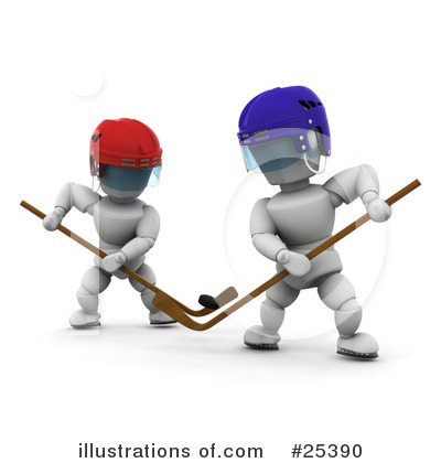 Royalty-Free (RF) Hockey Clipart Illustration by KJ Pargeter - Stock Sample #25390
