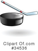 Hockey Clipart #34536 by AtStockIllustration