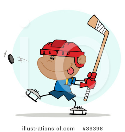 Hockey Clipart #36398 by Hit Toon