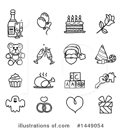 New Year Clipart #1449054 by AtStockIllustration