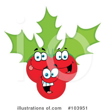 Holly Clipart #103951 by Hit Toon