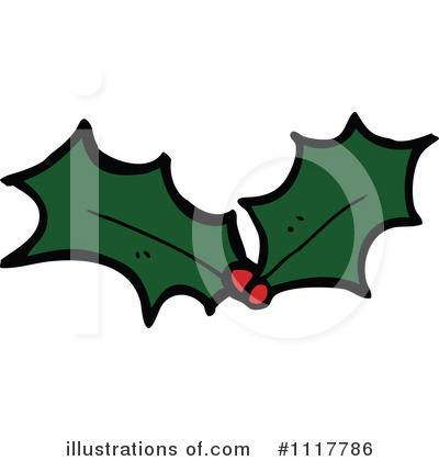 Royalty-Free (RF) Holly Clipart Illustration by lineartestpilot - Stock Sample #1117786