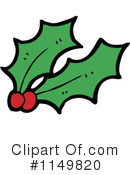 Holly Clipart #1149820 by lineartestpilot