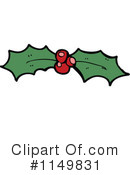Holly Clipart #1149831 by lineartestpilot