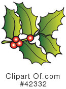 Holly Clipart #42332 by Snowy