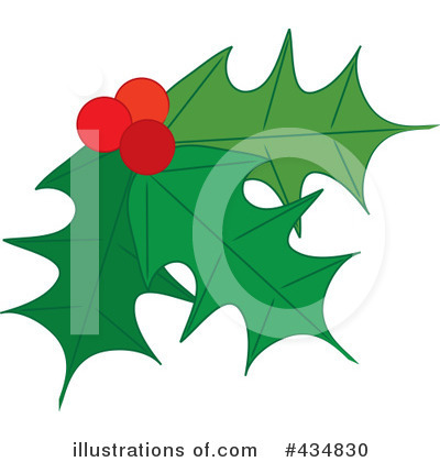 Holly Clipart #434830 by Pams Clipart