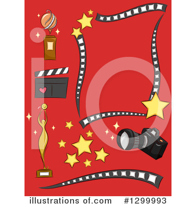 Clapper Board Clipart #1299993 by BNP Design Studio