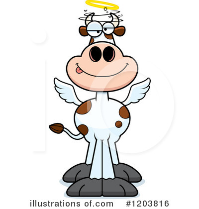 Royalty-Free (RF) Holy Cow Clipart Illustration by Cory Thoman - Stock Sample #1203816