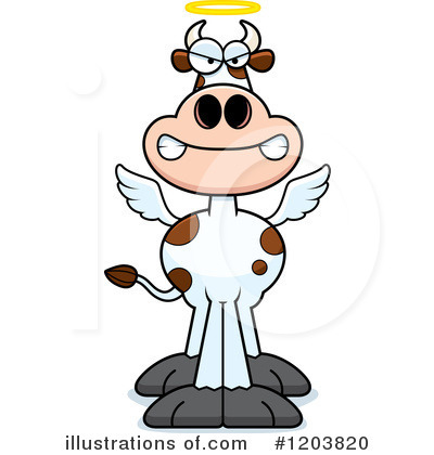 Royalty-Free (RF) Holy Cow Clipart Illustration by Cory Thoman - Stock Sample #1203820