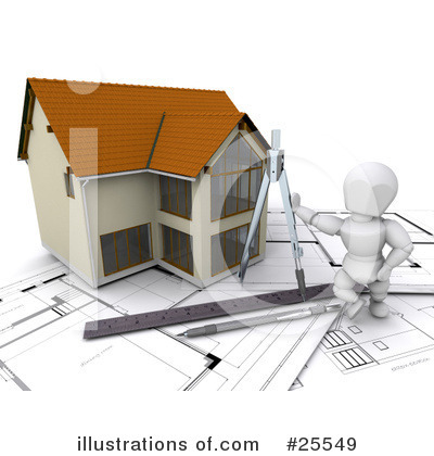 Royalty-Free (RF) Home Clipart Illustration by KJ Pargeter - Stock Sample #25549