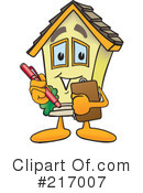 Home Mascot Clipart #217007 by Mascot Junction