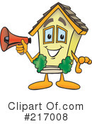 Home Mascot Clipart #217008 by Mascot Junction