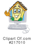 Home Mascot Clipart #217010 by Mascot Junction