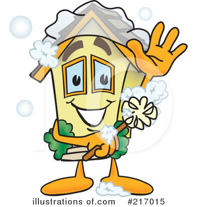 House Cleaning Clipart #217015 by Mascot Junction