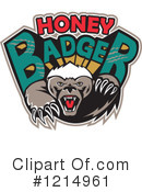 Honey Badger Clipart #1214961 by patrimonio