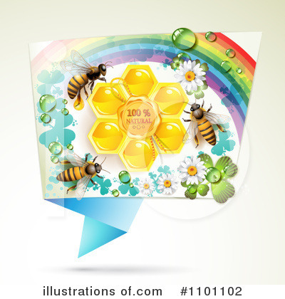 Honey Bee Clipart #1101102 by merlinul