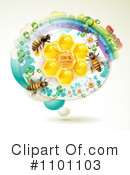 Honey Bee Clipart #1101103 by merlinul