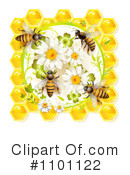 Honey Bee Clipart #1101122 by merlinul