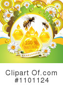Honey Bee Clipart #1101124 by merlinul