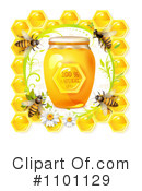 Honey Bee Clipart #1101129 by merlinul