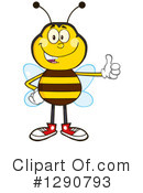Honey Bee Clipart #1290793 by Hit Toon