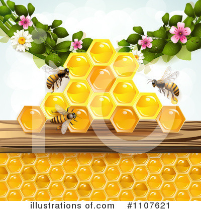 Royalty-Free (RF) Honey Clipart Illustration by merlinul - Stock Sample #1107621