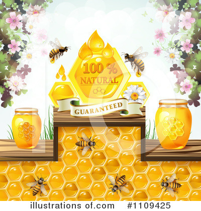 Royalty-Free (RF) Honey Clipart Illustration by merlinul - Stock Sample #1109425