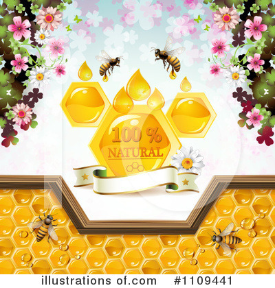 Royalty-Free (RF) Honey Clipart Illustration by merlinul - Stock Sample #1109441