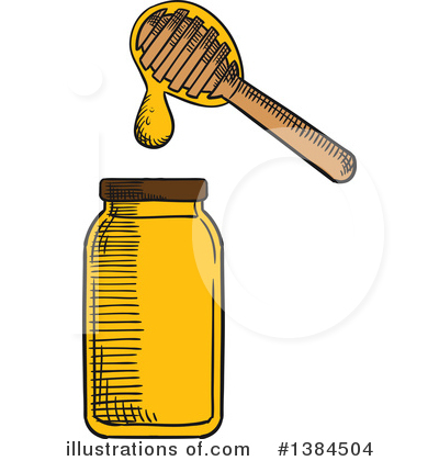 Royalty-Free (RF) Honey Clipart Illustration by Vector Tradition SM - Stock Sample #1384504