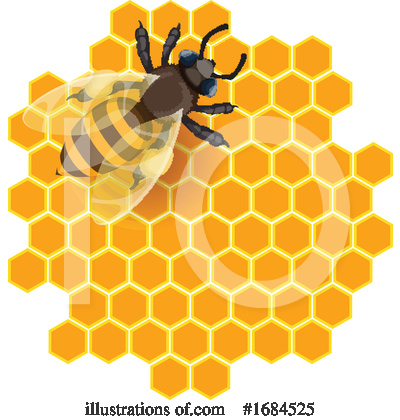 Bee Clipart #1684525 by Vector Tradition SM