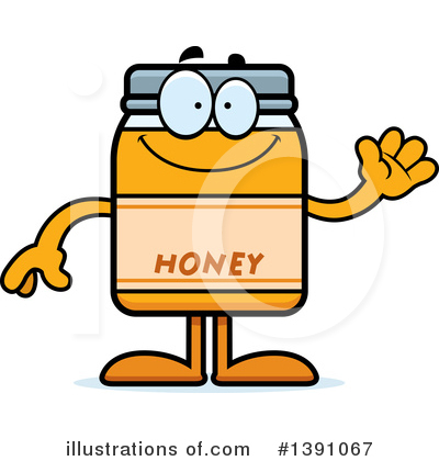 Royalty-Free (RF) Honey Mascot Clipart Illustration by Cory Thoman - Stock Sample #1391067